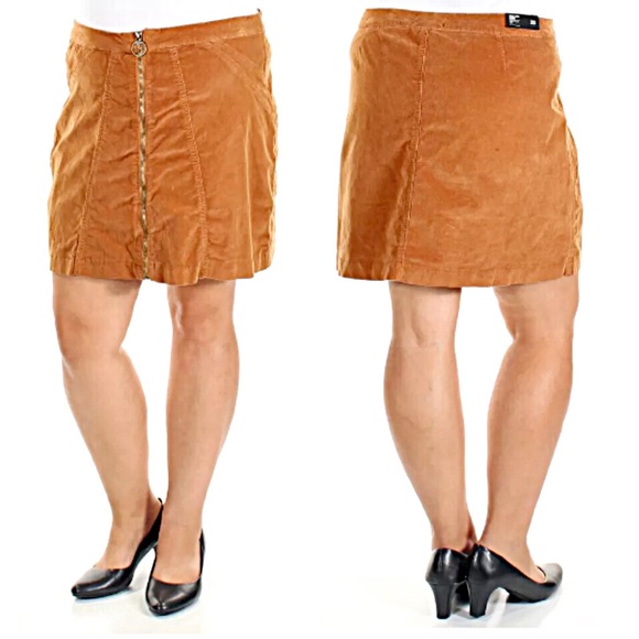 Bitton Zip Corduroy Skirt! NEW! - Picture 4 of 8